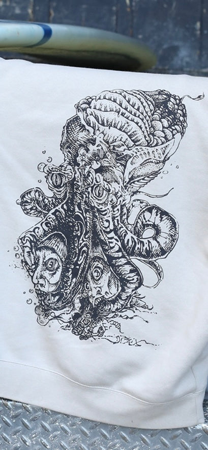 Grey Octopus Tee